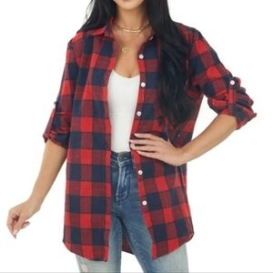 NWOT My Beloved Plaid Shirt